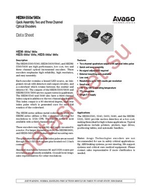 HEDS-5540-A02 datasheet  